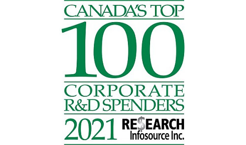 Canada’s Top 100 Corporate R&D Spenders 2021