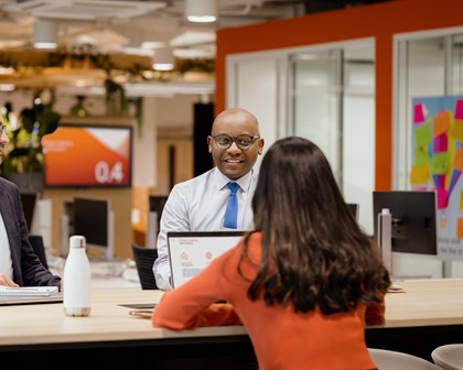 People working together in an office