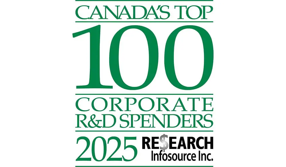 Canada's Top  100 Corporate R&D Spenders | 2025 | Research Infosource Inc.