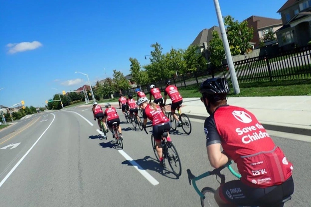 Groupe de cyclistes