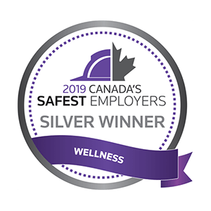 2019 Canada's Safest Employers Silver Winner (Wellness)