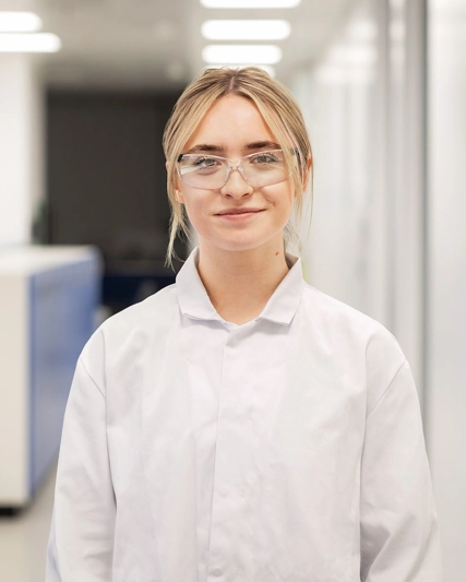 Woman smiling at the camera
